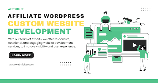 Affiliate WordPress Custom Website Development Services by Webtricker